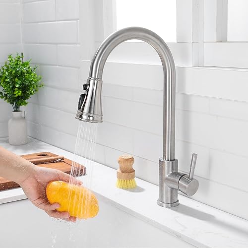 Miniatura 7 de Reemplazo de cabezal de grifo de cocina con 9 adaptadores, accesorio de cabezal de grifo extraíble de 3 funciones, boquilla de pulverización de