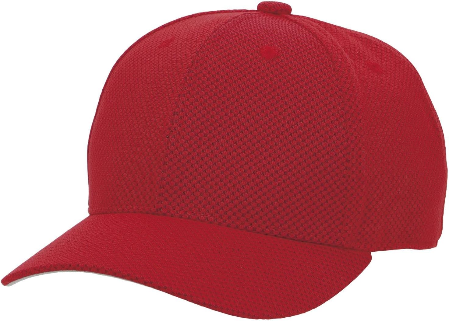 SSK BC072 Cap, 6-Way Round Baseball Cap, Black x Red (9020), 2L