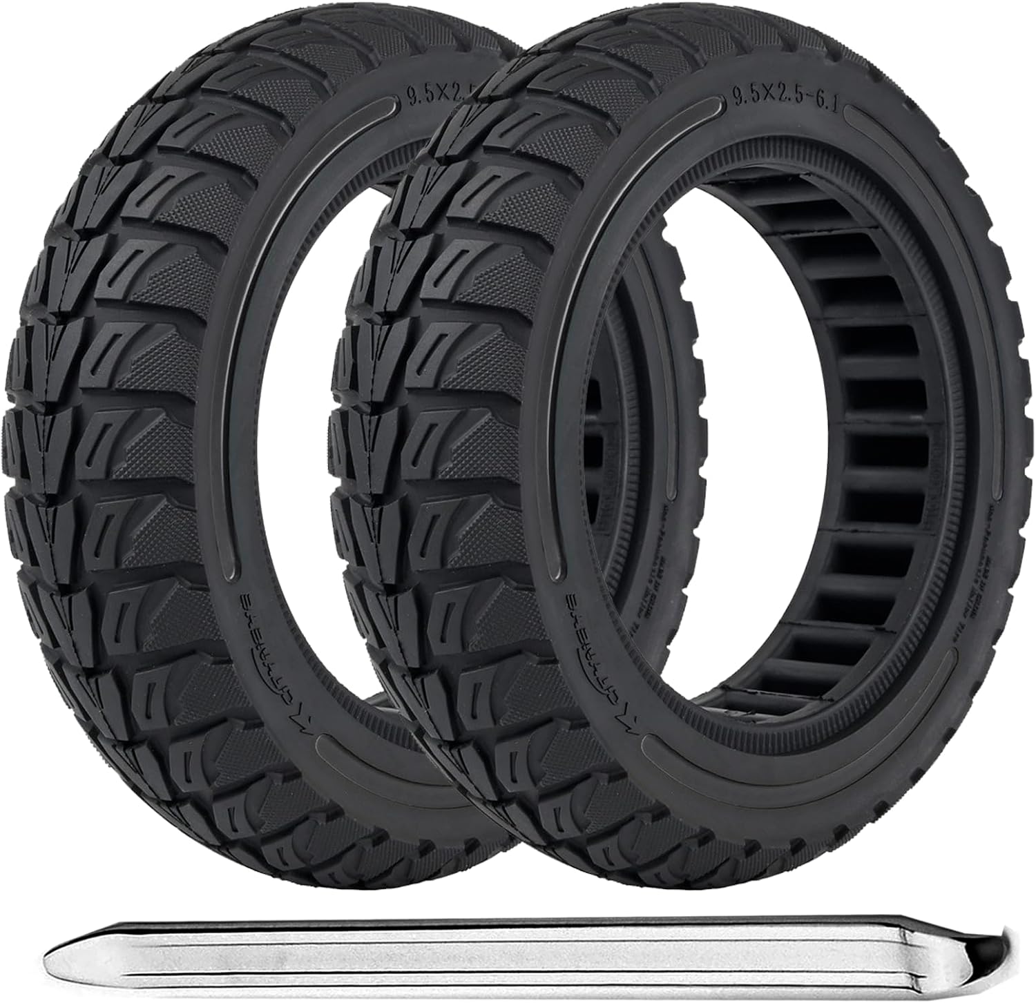 9.5 Inch Rubber Solid Tire For NIU KQI3 Electric Scooter Upgrade Parts - View #7