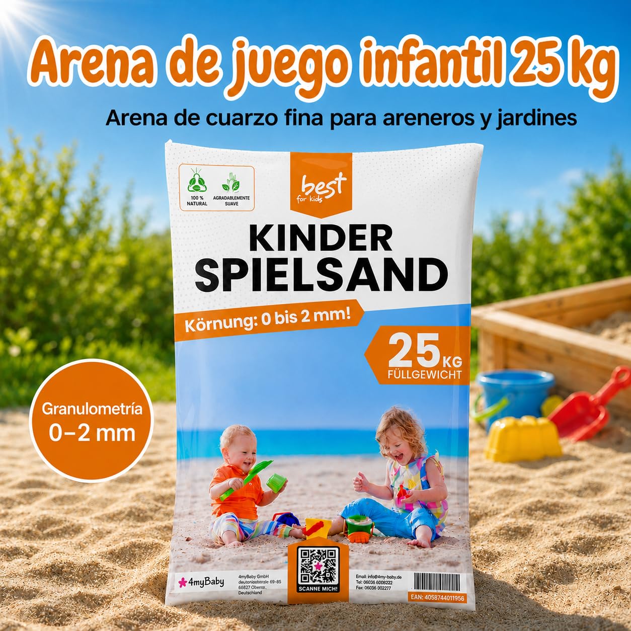 Best for Garden Arena de juego 25 kg
