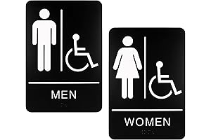 ADA-Compliant Braille Men's Restroom Sign for Businesses