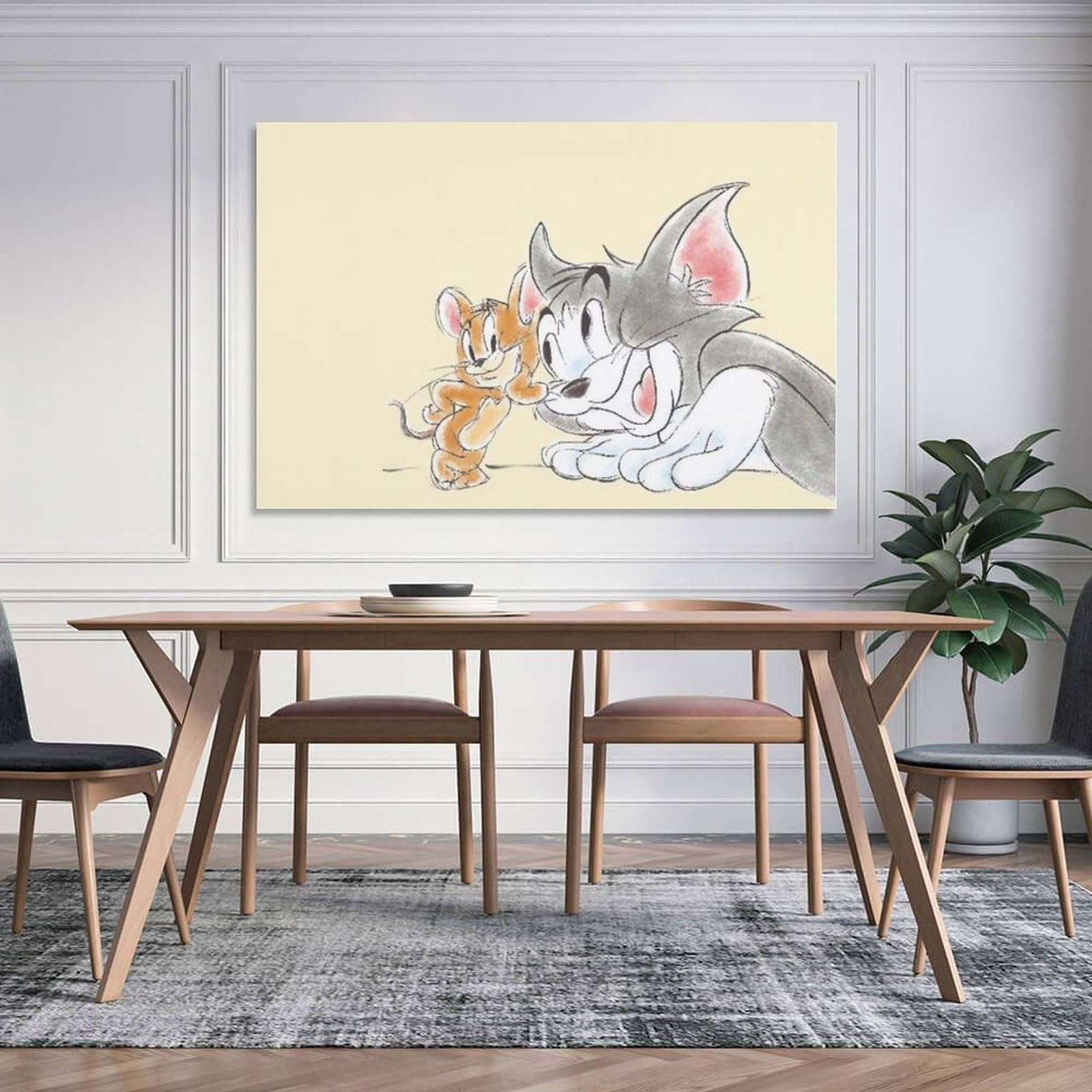 Amazon.co.jp: トムとジェリー アートポスター 飾り絵 かわいい