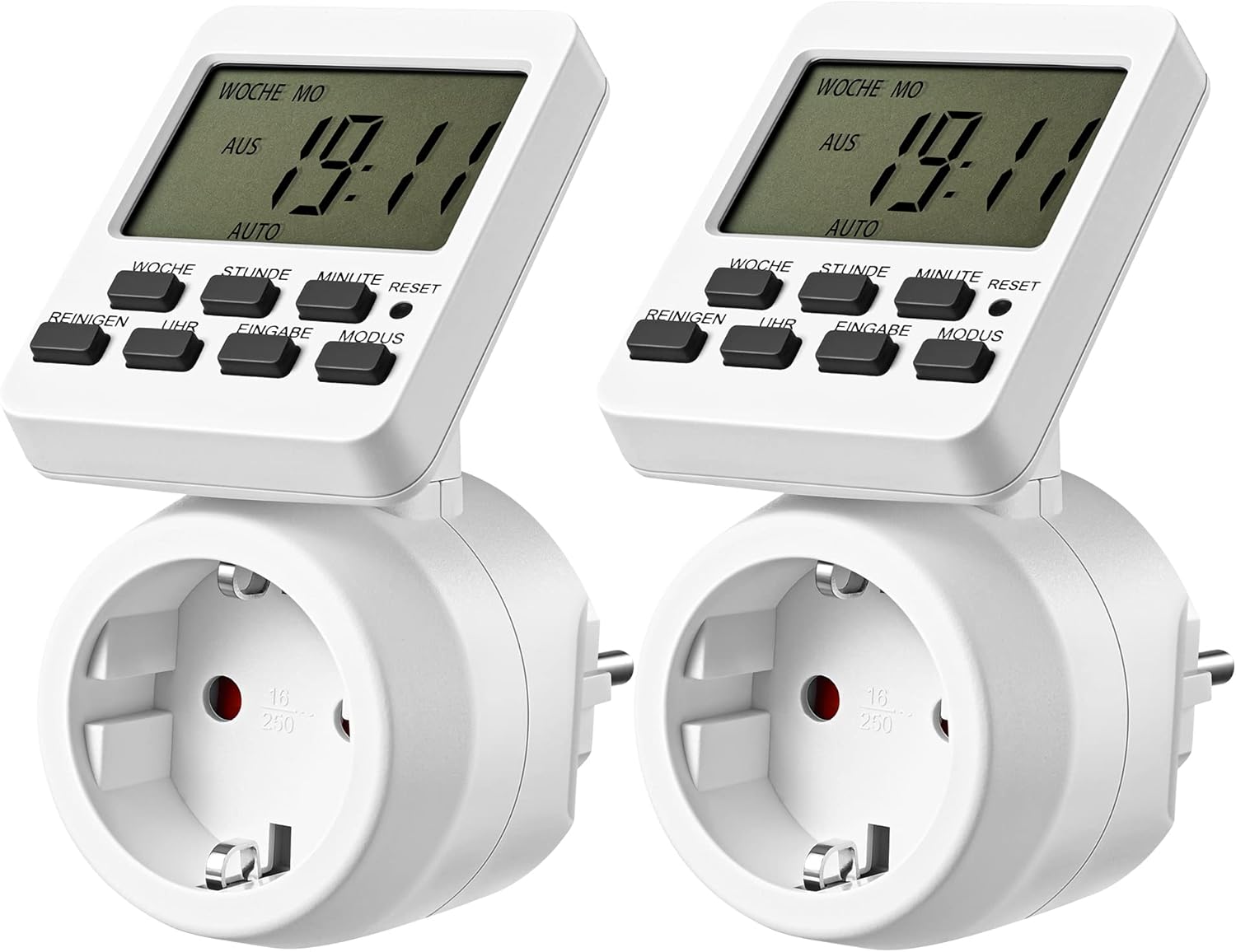 DEWENWILS Digitale Zeitschaltuhr Deutsche Ausführung mit 16 ...