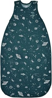 Woolino Big Kid Sleeping Bag, 4 Season Baby Sleep Sack, Merino Wool and Organic Cotton Wearable Blanket, 4-6 Years
