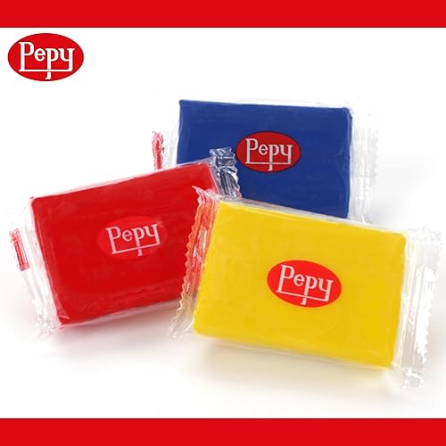 Miniatura 2 de Pepy Plastilina - Arcilla de modelado reutilizable y que no se seca juego de 24 barras, 1.4 onzas cada una, 8 de cada 3 colores, perfecto para