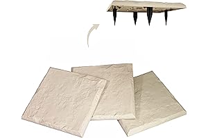 4-Piece Beige Limestone Garden Walkway Stepping Stones