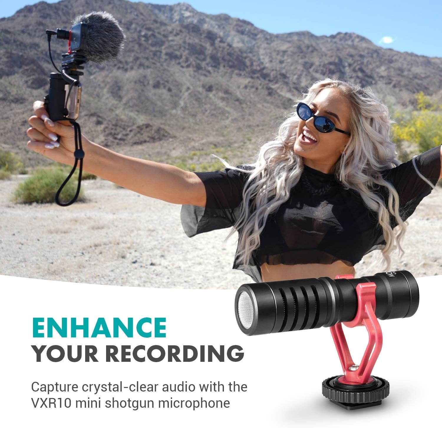 Movo Smartphone Video Rig with Tripod, Shotgun Microphone, Grip Handle, Wrist Strap Compatible with iPhone, Android and Other Smartphones - Perfect for TIK Tok or Vlogging Equipment