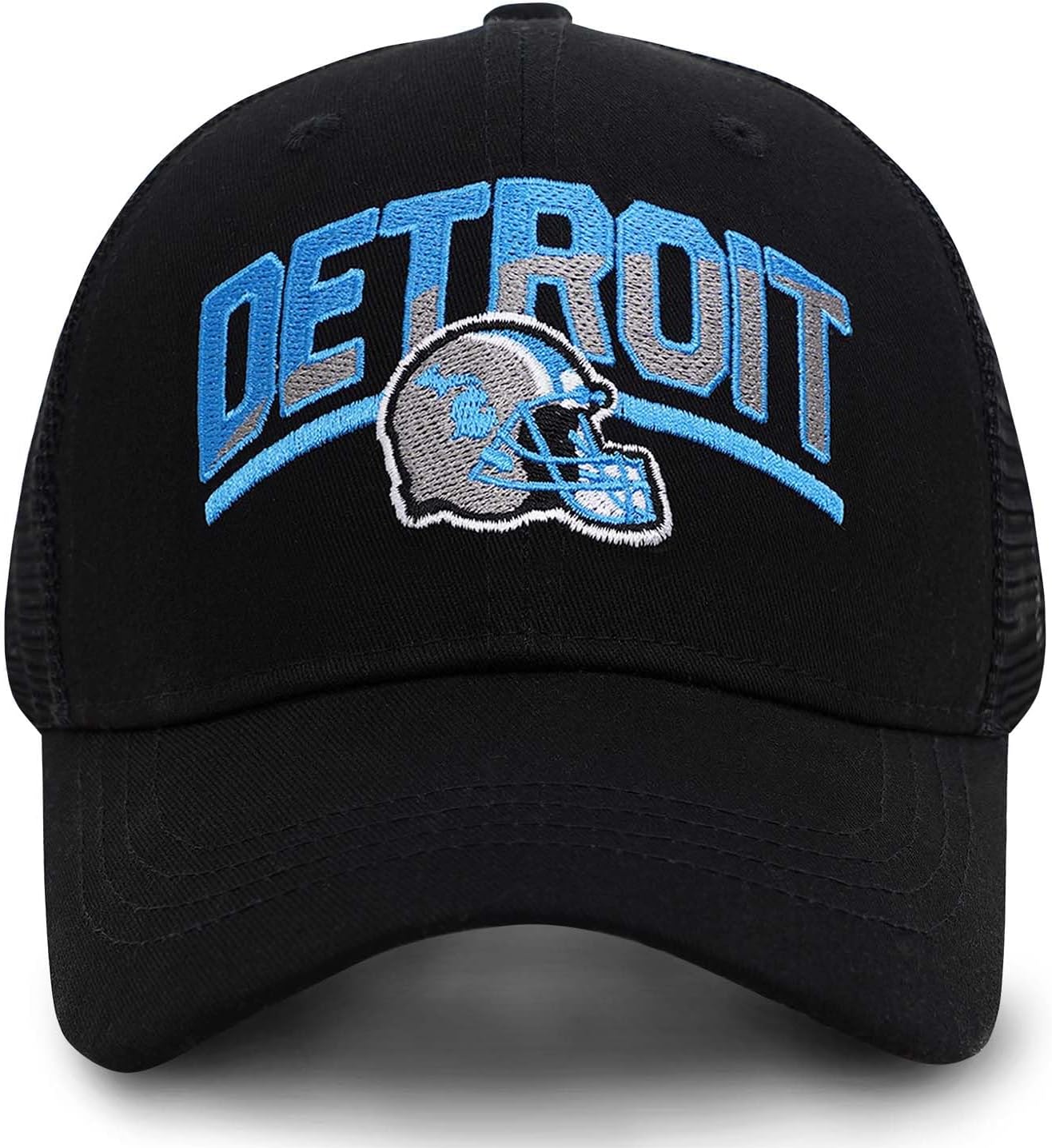 Football Fans Embroidered Trucker Hat, Football Team City Adjustable Baseball Hats Best Gift for Men Women - Image 2