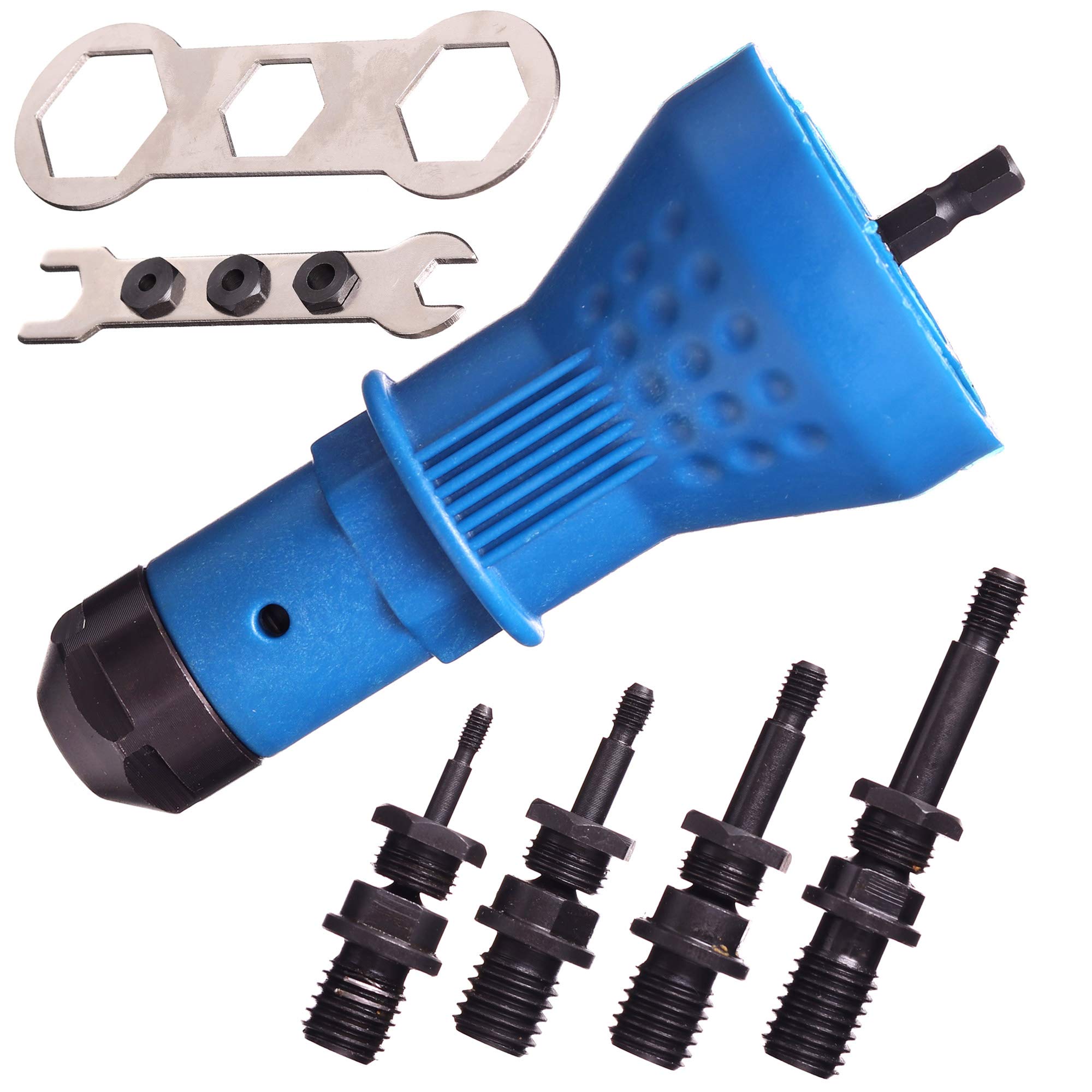 Remachadora para taladro o atornillador inalámbrico, tuercas de remache M3 M4 M5 M6