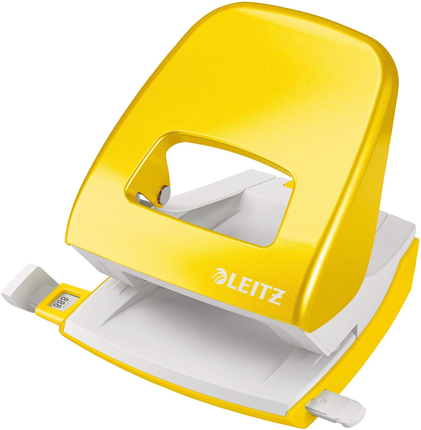 Heftgerät Standard gelb metallic + Locher