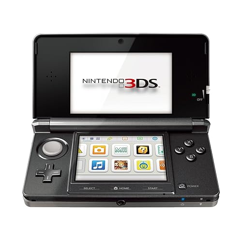 3DS Handheld Game Console Black,Includes Nintendo 3DS, AC Adapter, Stylus, 2GB SD Memory Card, and 6 AR Cards
