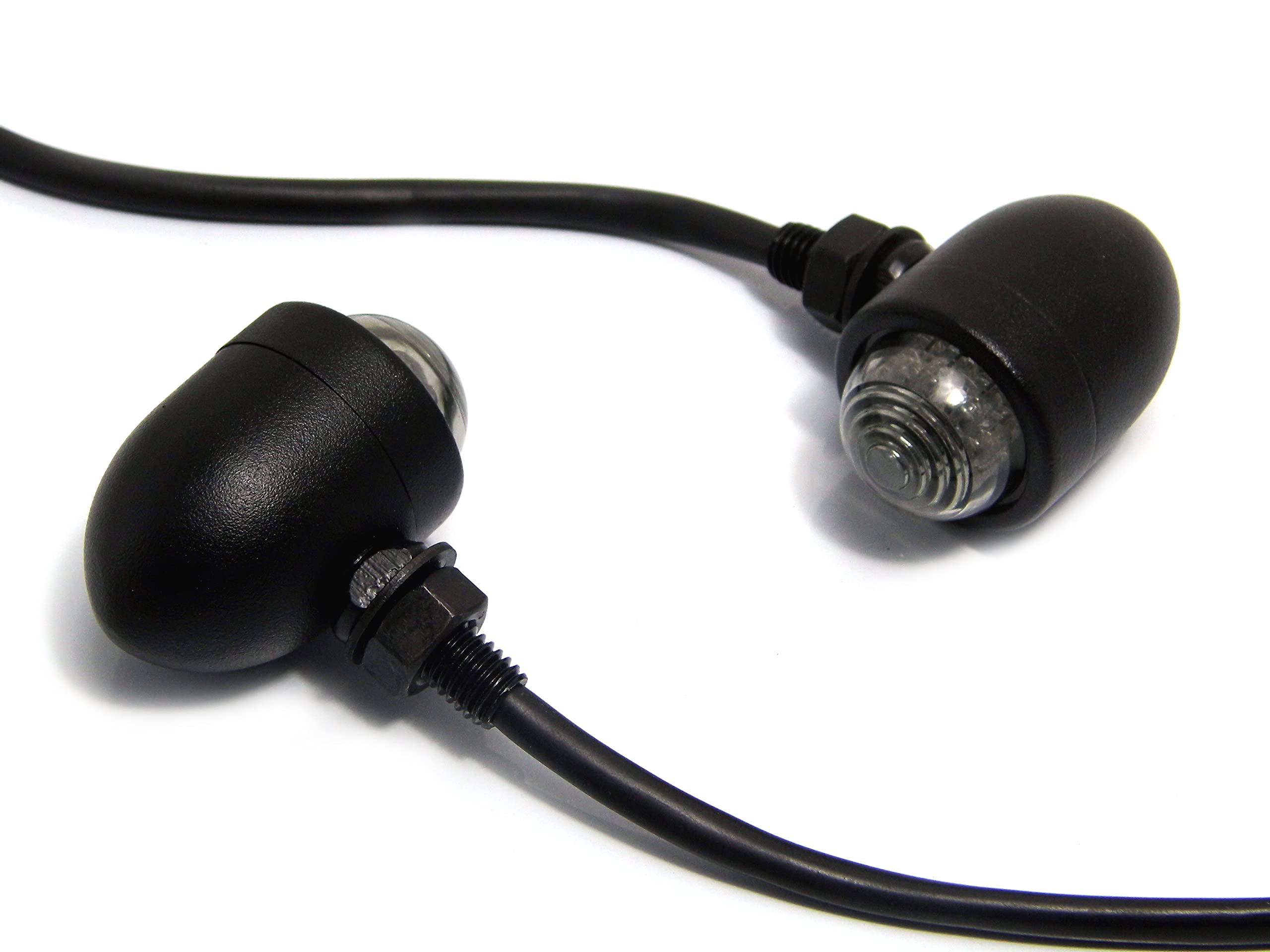 Intermitentes LED Cromados Para Moto Café Racer - Estilo Retro, Aluminio, Personalizables