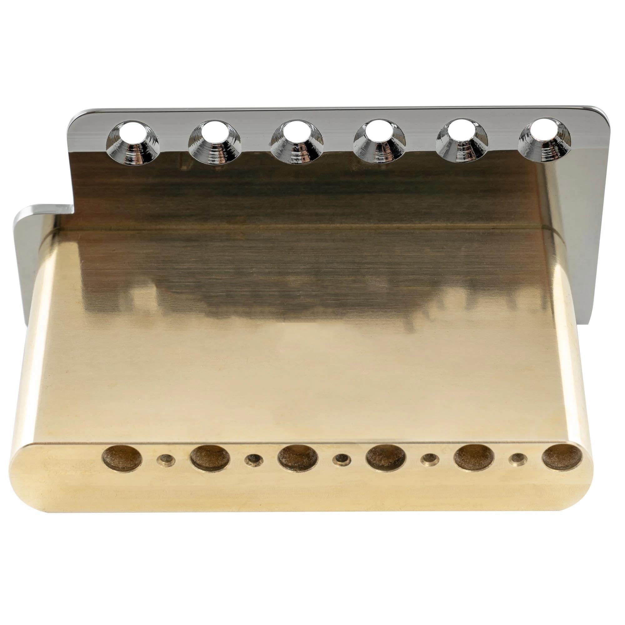 Mostek Gitarowy 56mm Vintage 6 Śrubowy Standardowy Mostek Tremolo Do Gitary Elektrycznej Z Blokiem Litego Mosiądzu(Modern CR)