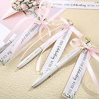 Vista 3 de Fulmoon 12 juegos de bolígrafos de boda para despedida de soltera, regalos de fiesta de boda, bolígrafos de diamante de tinta negra, bolígrafo