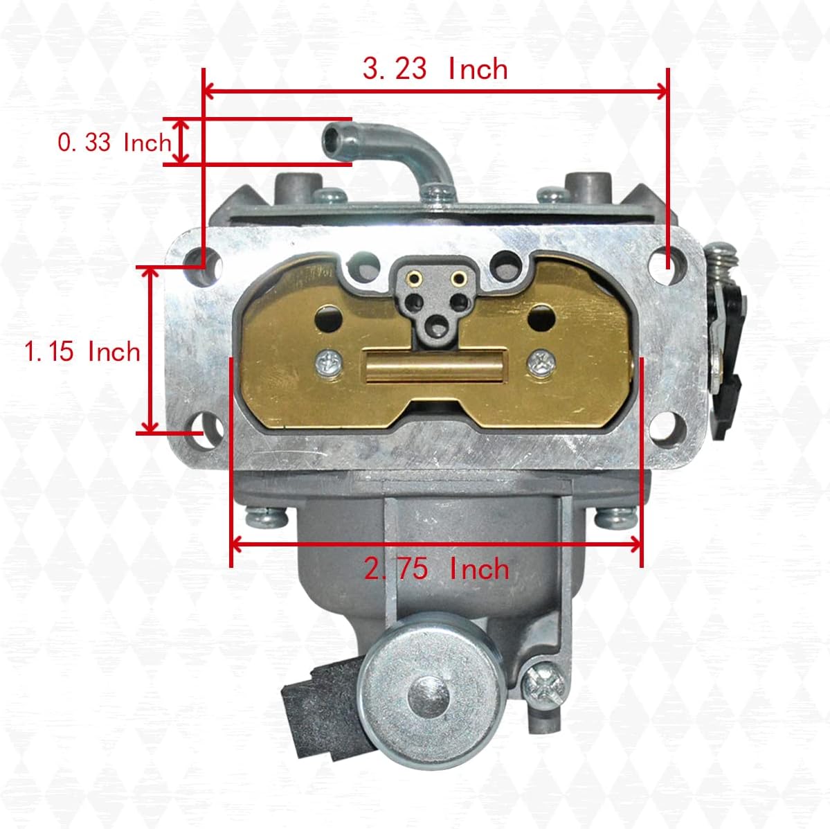 15004-0939 Carburetor Kit Fits for Kawasaki 15004-0939 15004-7045 15004-0867 15004-7027 15004-0758 Compatible with Kawasaki FH680V FH721V FX751V FH601 4 Cycle Engine