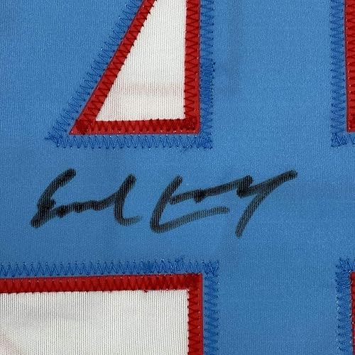 Miniatura 3 de AutographedSigned Earl Campbell Houston White Football Jersey Beckett BAS COA