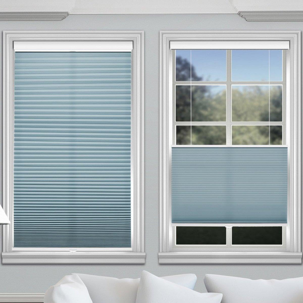 ABOCIDE Custom Light Filtering Cordless Cellular Shades