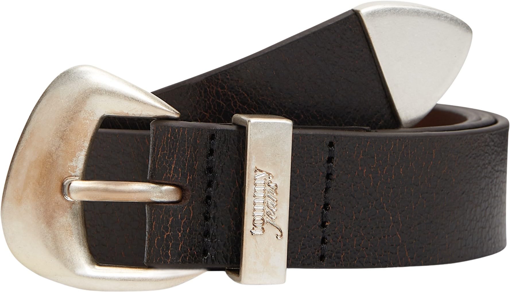 Tommy Jeans Women's Tjw Seasonal Cool 3.0 Belt AW0AW18825 Fixed, Black (Black), 90