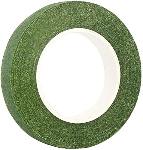 CCINEE Cintas florales de color verde oscuro de 12 pulgada de ancho para envoltura de tallo de ramo y manualidades florales, 1 rollo
