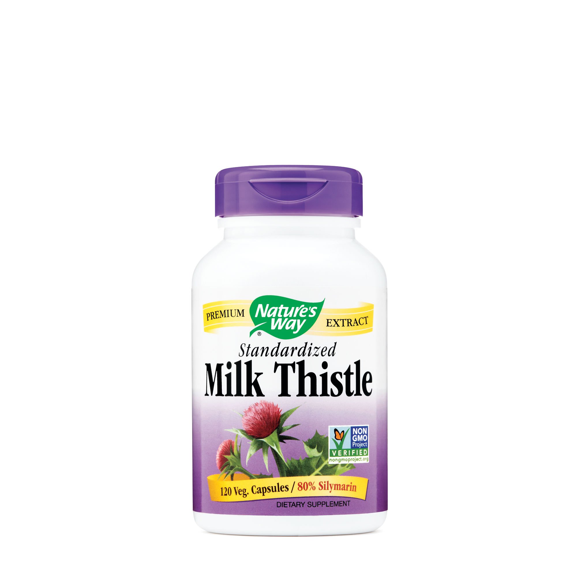 Natures Way Milk Thistle Standardized, 120 Count