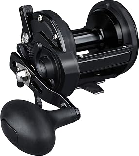Sougayilang Conventional Reel Trolling Fishing Reel Powerful Drag Fishing Reel for Saltwater Big Game