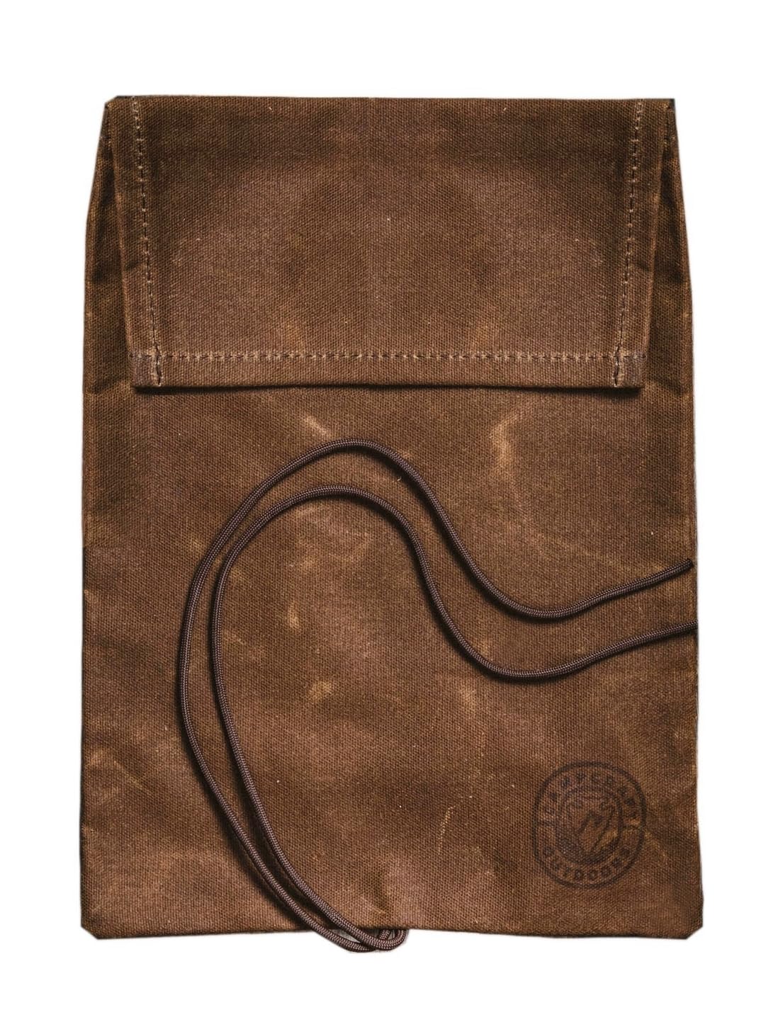 Campcraft Outdoors Roll Top Tinder Bag, Bushcraft Fire Kit, Waxed Canvas Bag, Camping Gear, Survival Kit, Bushcraft Gear