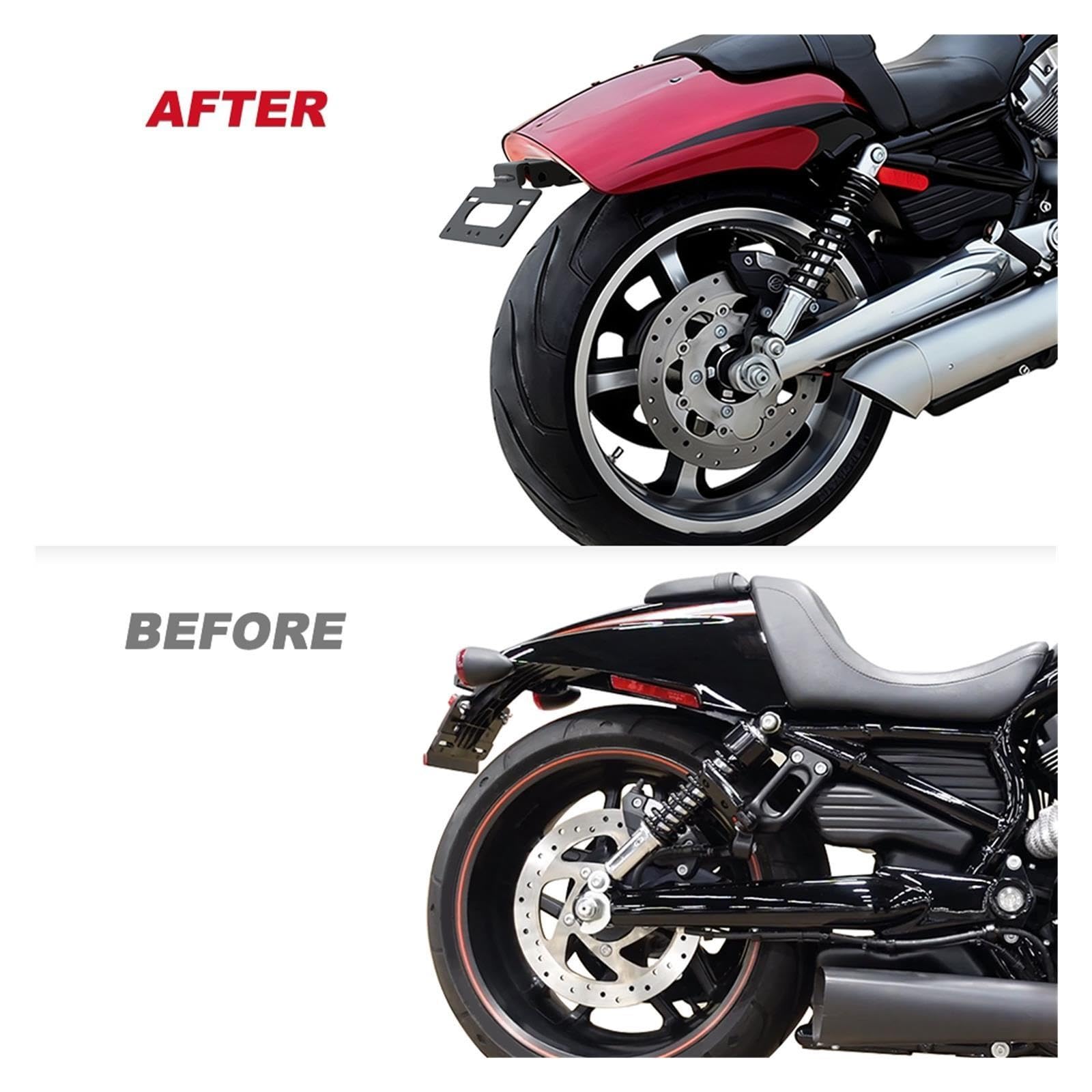 Soporte Matrícula Moto para V-Rod 2012 2013 2014-2017