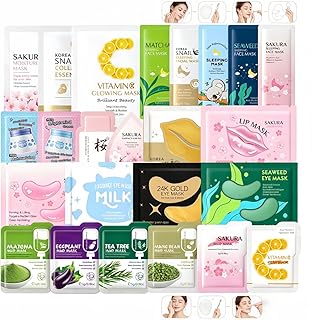 Face Mask Skincare Set 24 Pcs, Pamper Gift Se...