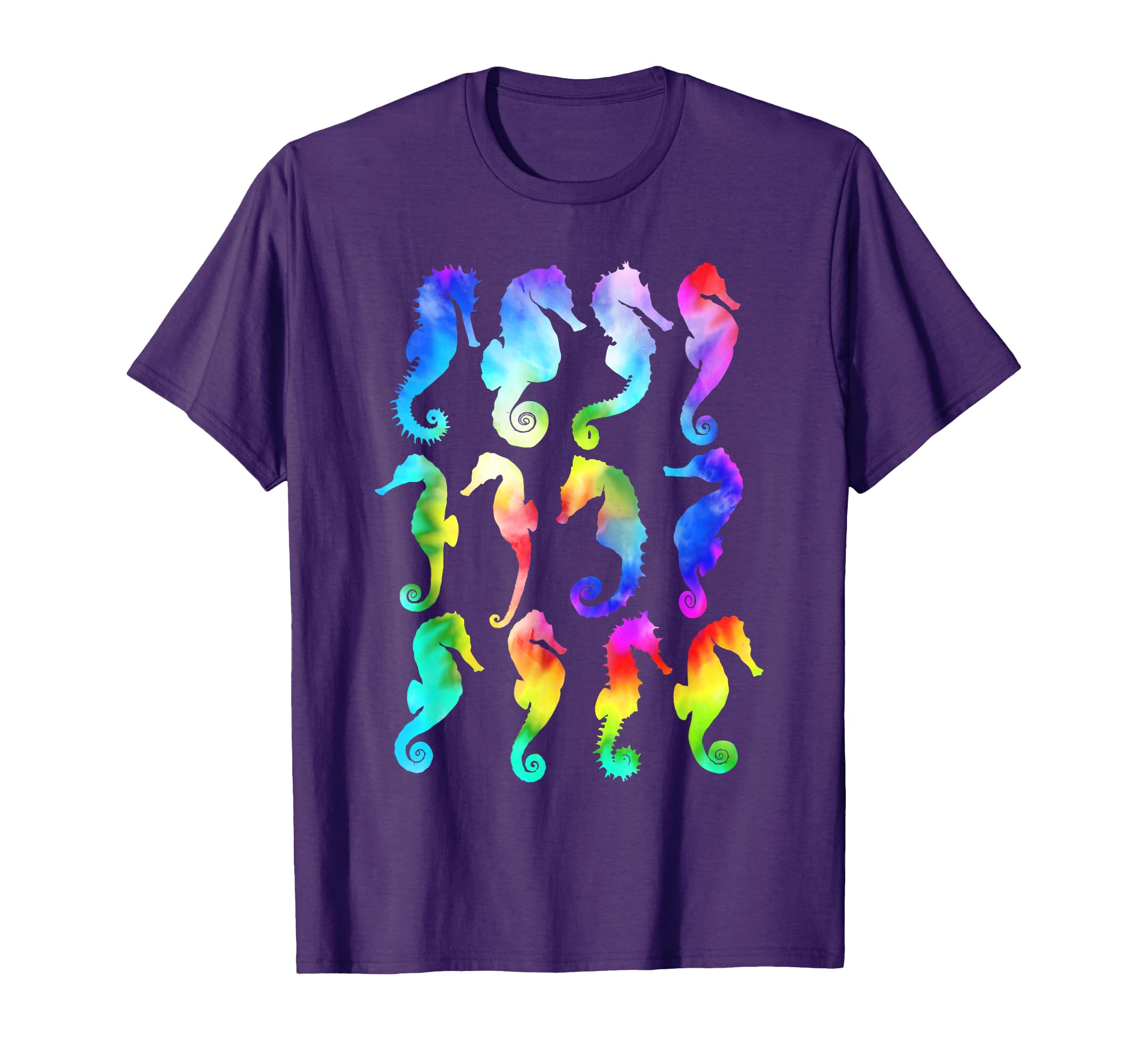 Tie Dye Seahorse - Underwater Ocean Animal Lover T-Shirt