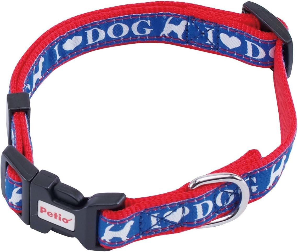 Petio Little Angel Love Dog Collar Blue for Small Dogs, Size S