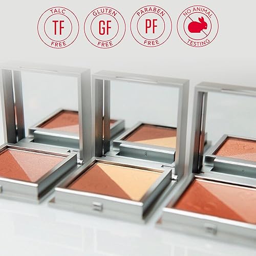 Miniatura 6 de Mirabella Sculpt Duo - Paleta de bronceador y contorno en polvo, mezclable, ligero y polvo de maquillaje de contorno que ofrecen un color impecable