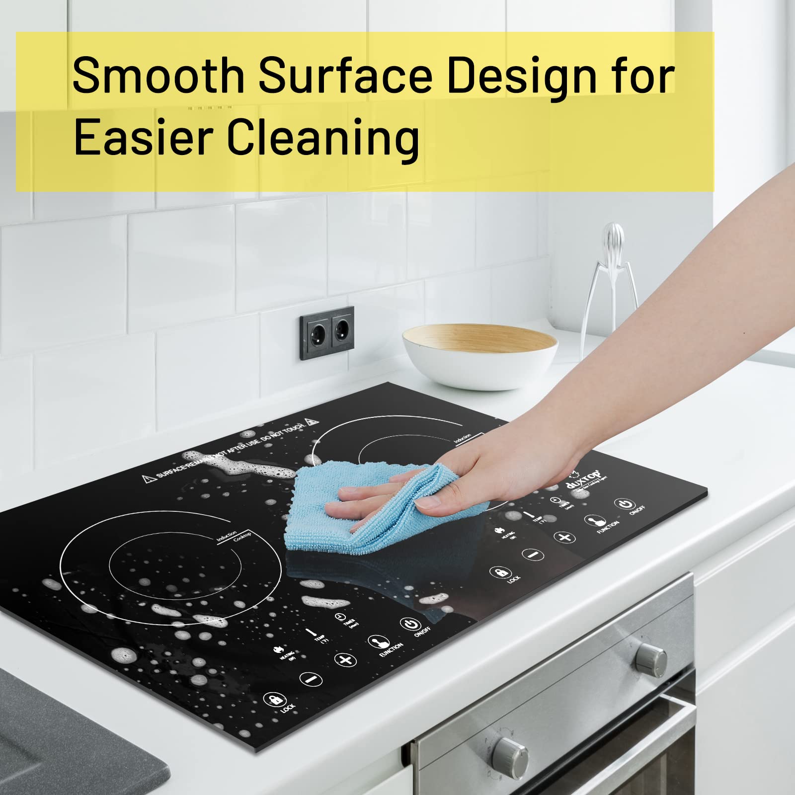 duxtop double induction cooktop