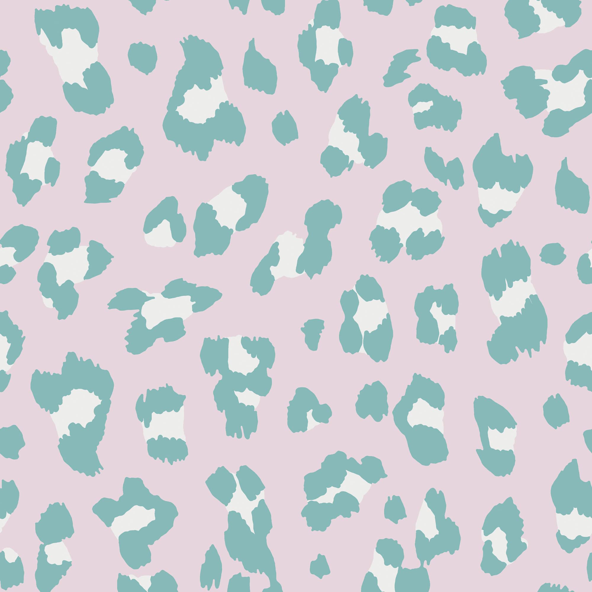 Envy Big Cat - Bubblegum Wallpaper | Paste The Wall Application | Blue Novelty Wallcovering | Eco-Friendly