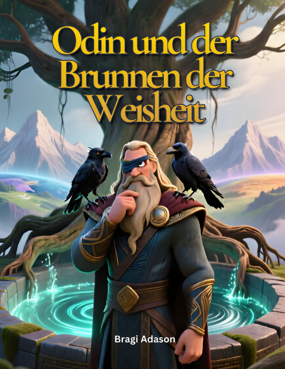 Odin und der Brunnen der Weisheit: Eine Wikinger-Göttergeschichte als liebevoll erklärtes Bilderbuch für Kinder (Wikingergeschichten für Kinder)