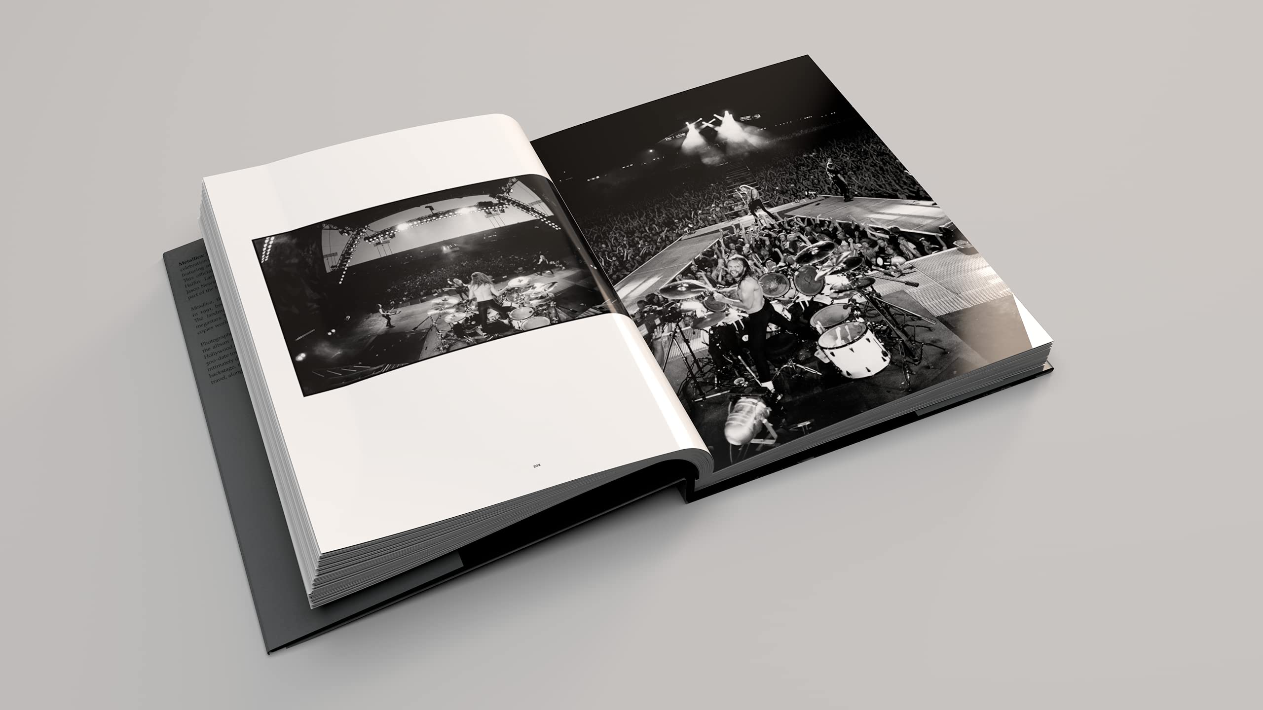 Metallica: The black album in black and white. Ediz. illustrata