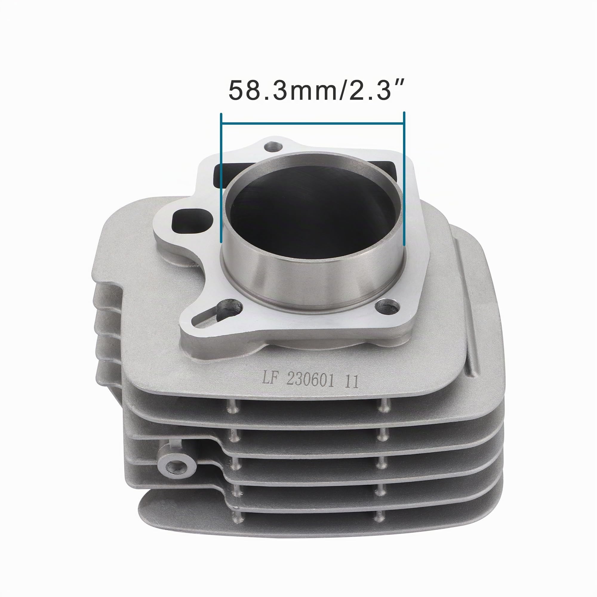 GOOFIT 52.4mm Culasses Ensemble de Chemise de Cylindre Kit de Reconstruction Joints de Segment de Piston Remplacement pour 4 Temps LIFAN 110CC 125cc Moteur de Moto ATV Go Kart Pocket Dirt Pit Bike