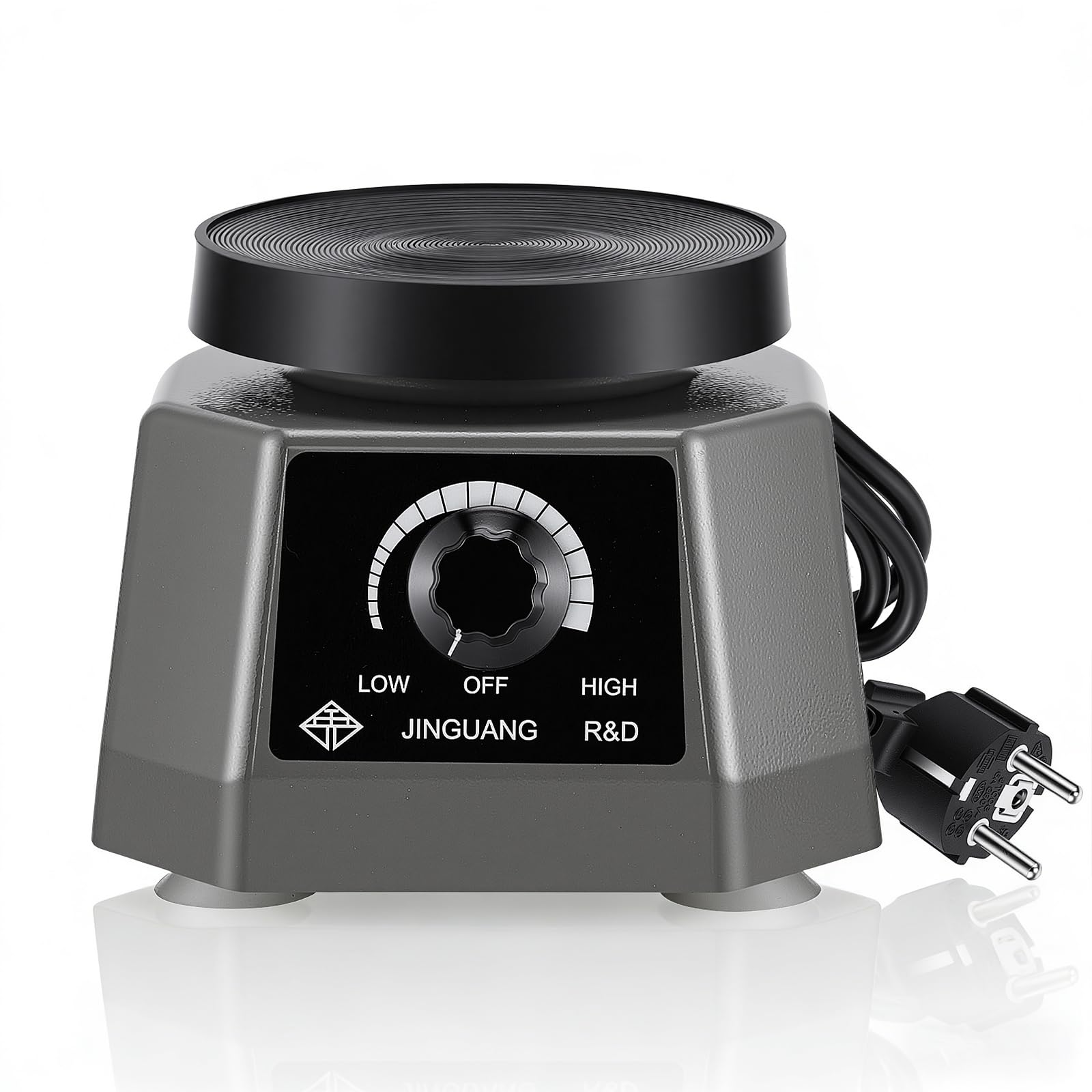 Oscillatore Dentale, 4" 220V 100W Per Gesso Oscillatore Elettrico Velocità Regolabile Attrezzatura Da Laboratorio Odontotecnico Per Miscelazione Fusione Modellazione E Fusione Di Resina