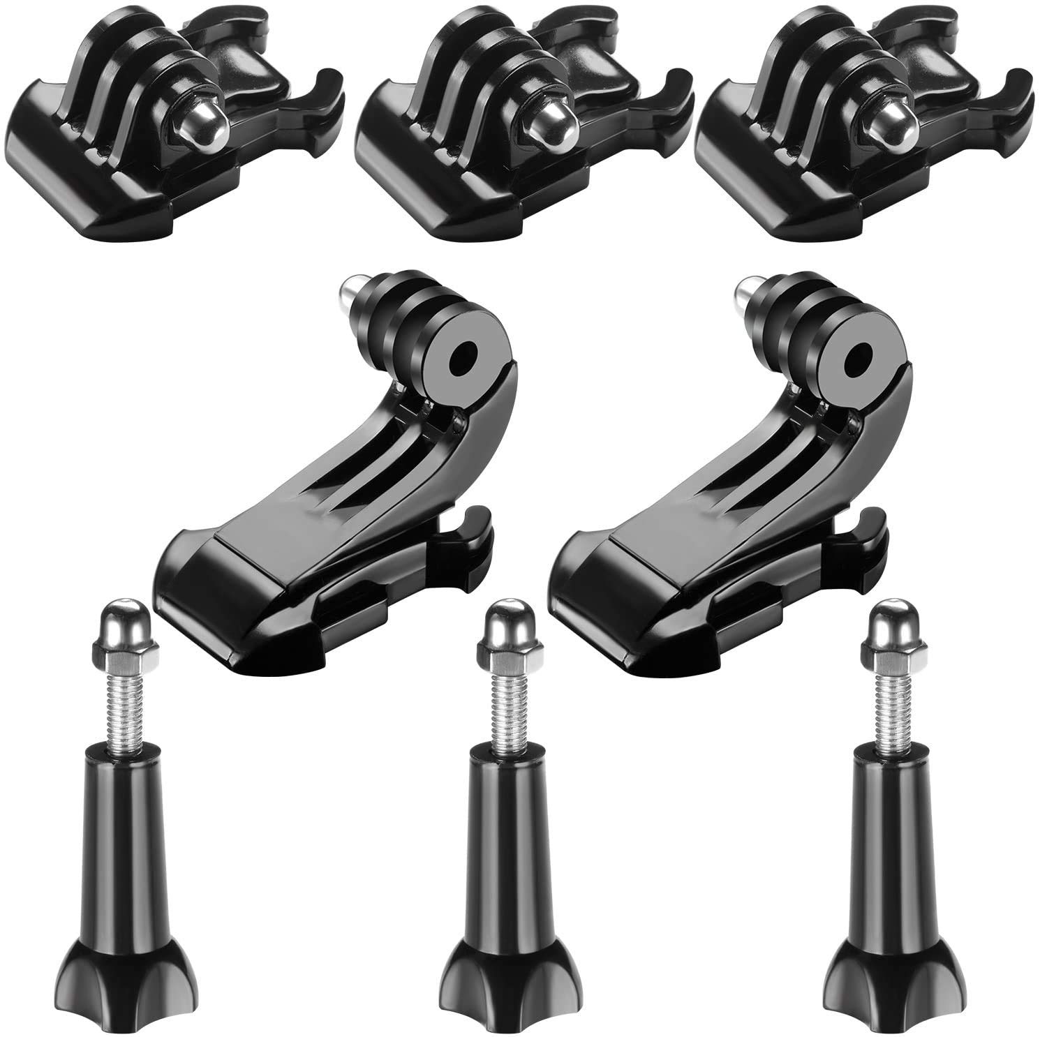 SIDRUM 8-in-1 Accessory Kit for Gopro, Buckle Clip Basic Mount, Vertical Surface Quick Mounting J-Hook Buckle Mount, Long Thumb Screw for GoPro, SJCAM, YI, EKEN and All Other Action Cameras (B08HGP4HQJ) Amazon Price History, Amazon Price Tracker