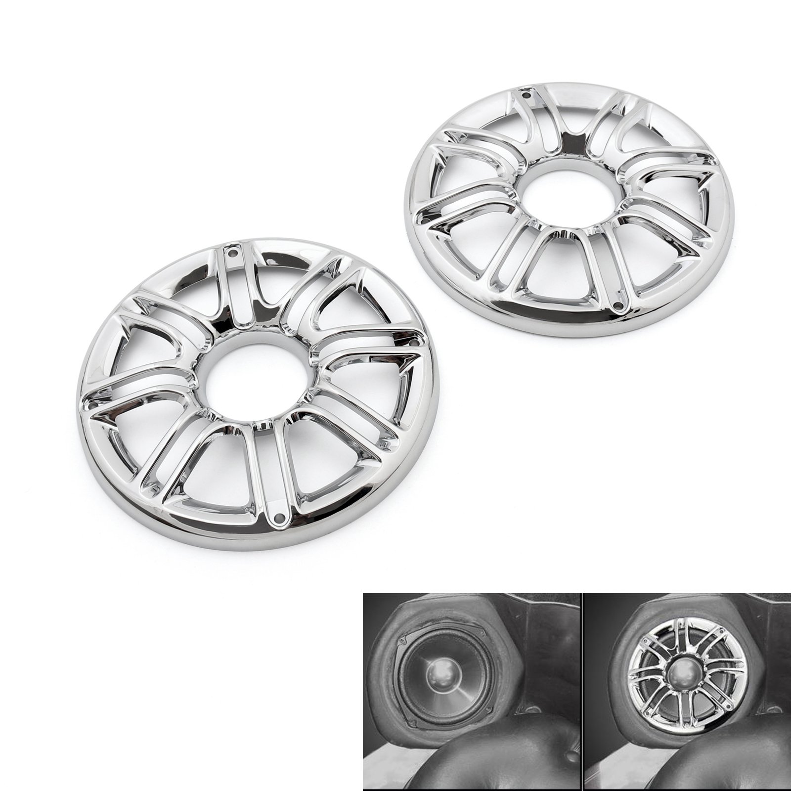 Areyourshop 2X Speaker Cover Grill 6