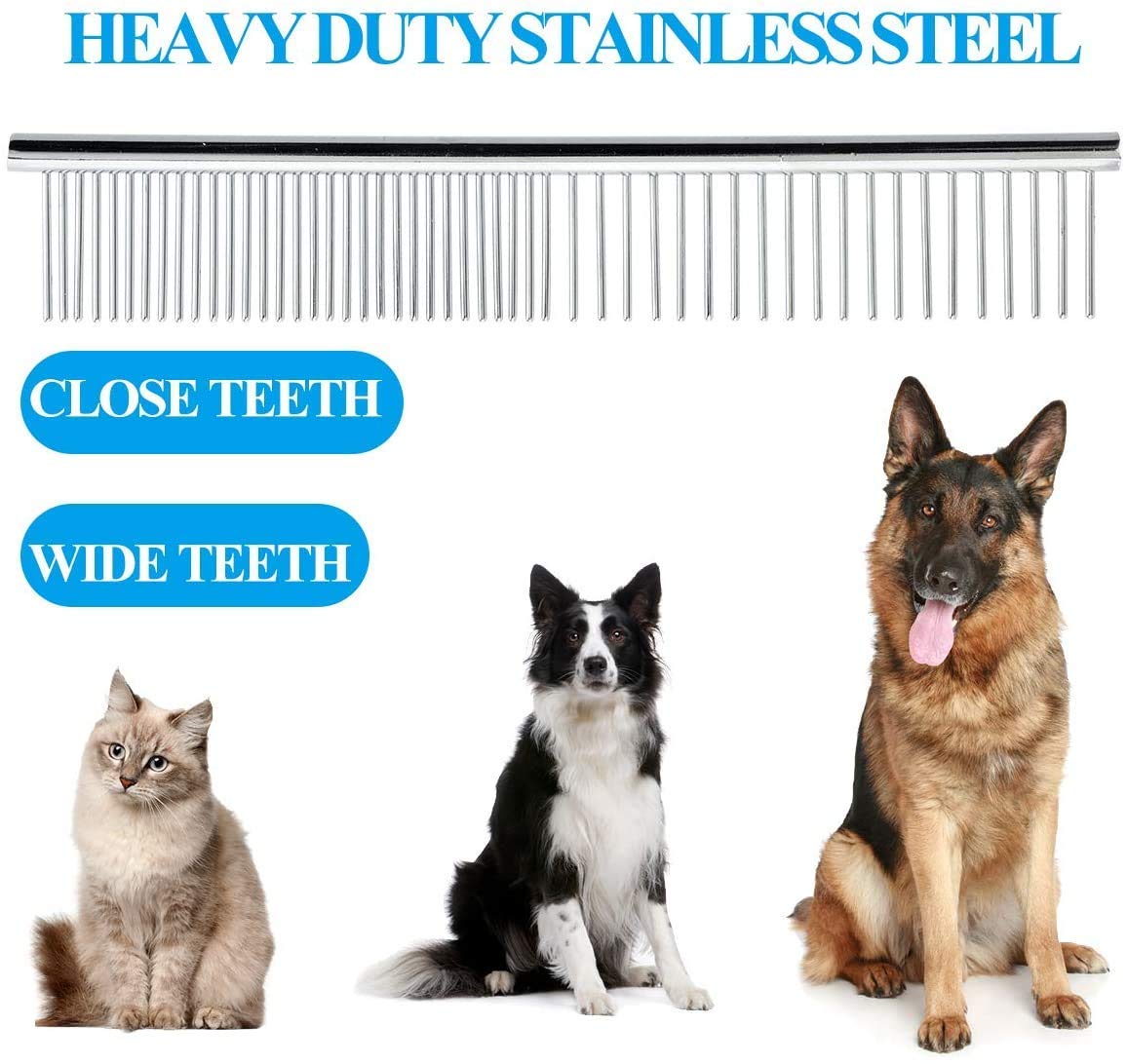 Kit de tijeras para peluquería canina de acero inoxidable, juego de tijeras para peluquería canina de 5 juegos de tijeras para peluquería canina, juego de tijeras para peluquería profesional para masc