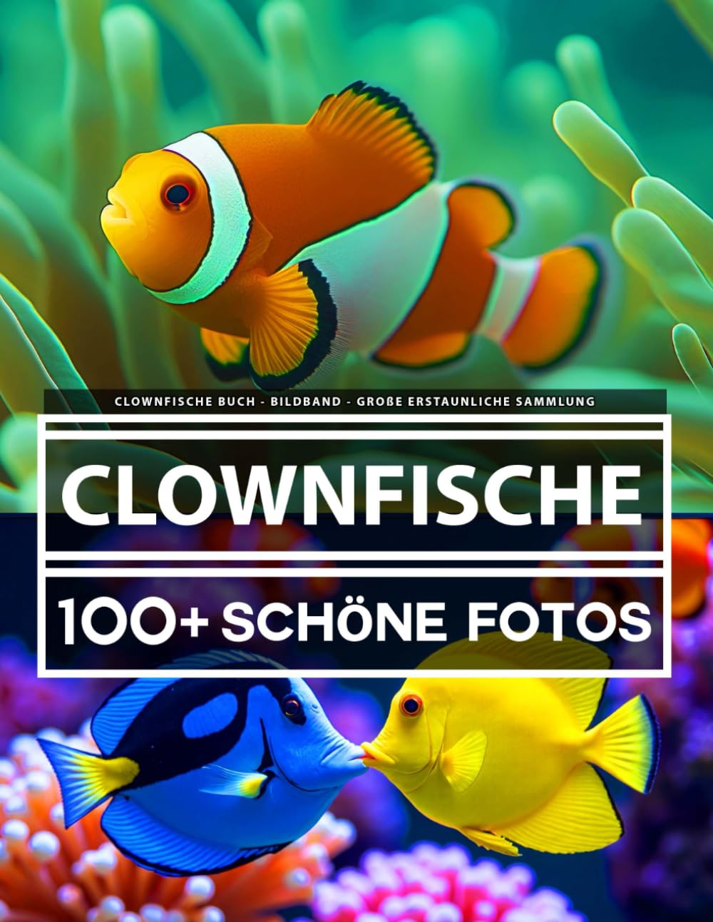 Clownfische Buch - Bildband - Große Erstaunliche Sammlung: 100 Wunderschöne Bildern - Für Kinder und Erwachsene