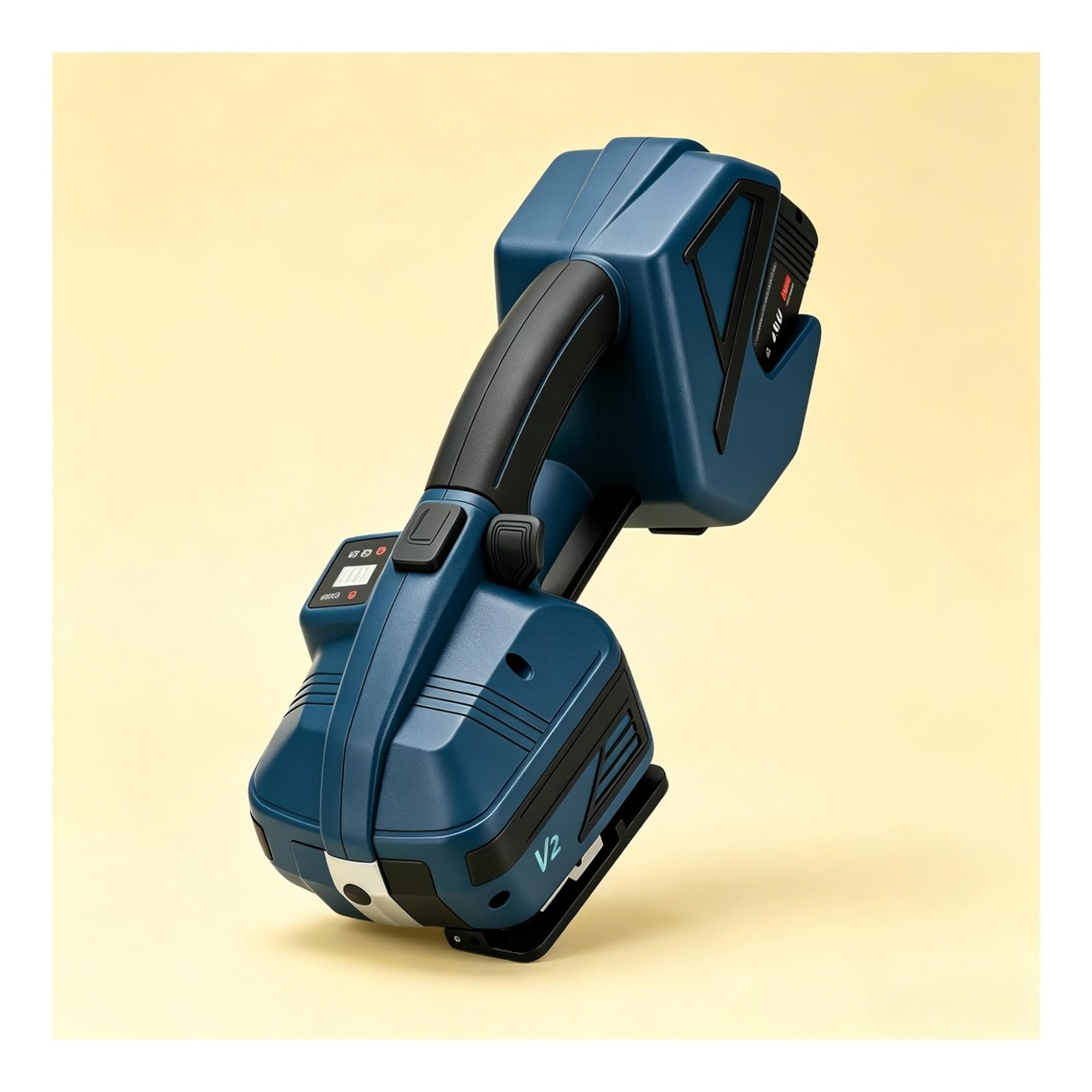 Xueqiaolian1006 Green Portable Battery Powered Strapping Machine For Pet Pp Belts Packaging Box Pallet Cordless Tool