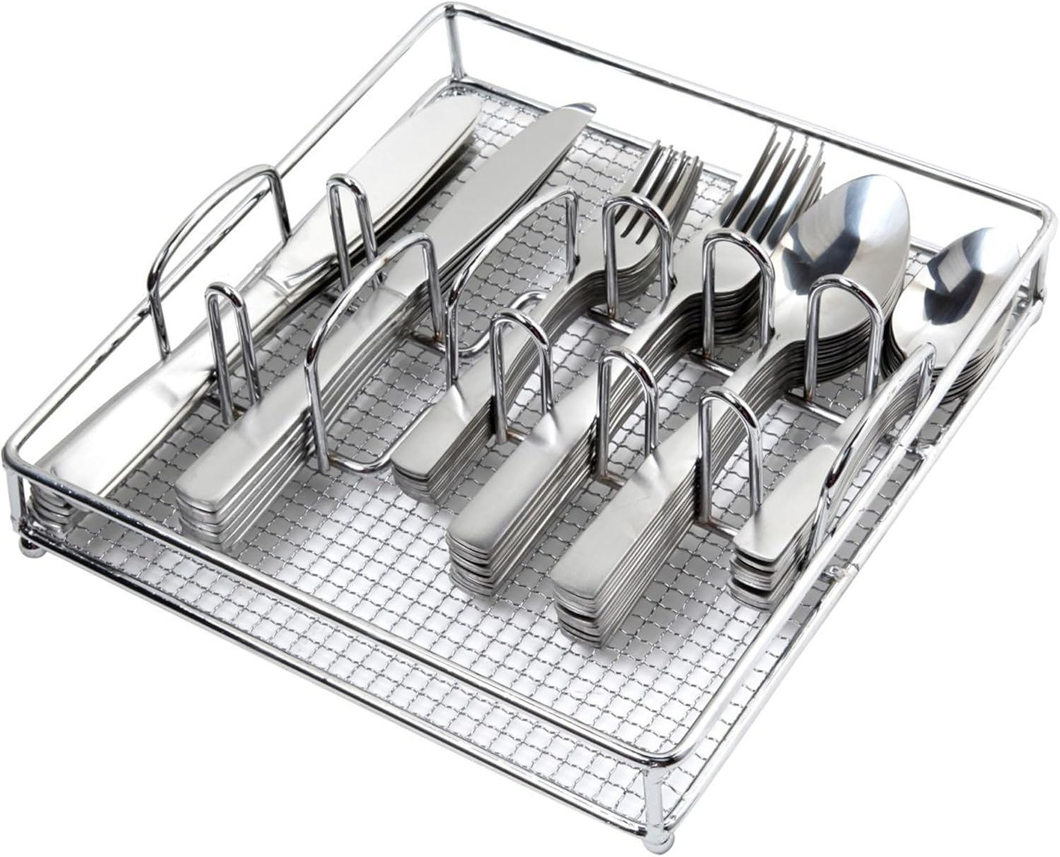 Gibson Home Abbevile 61-Piece Flatware Set - Silver