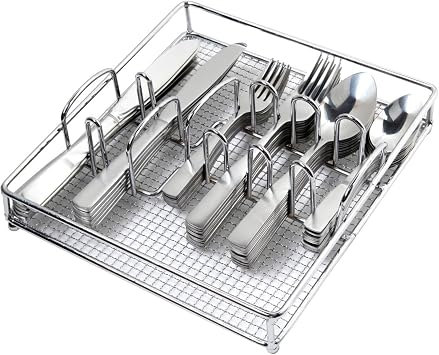 Gibson Home Abbevile 61-Piece Flatware Set - Silver