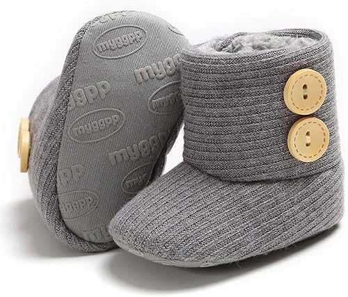 Miniatura 4 de Botas de invierno para bebé, suela suave, antideslizantes, para niños pequeños, cálidas, para recién nacidos
