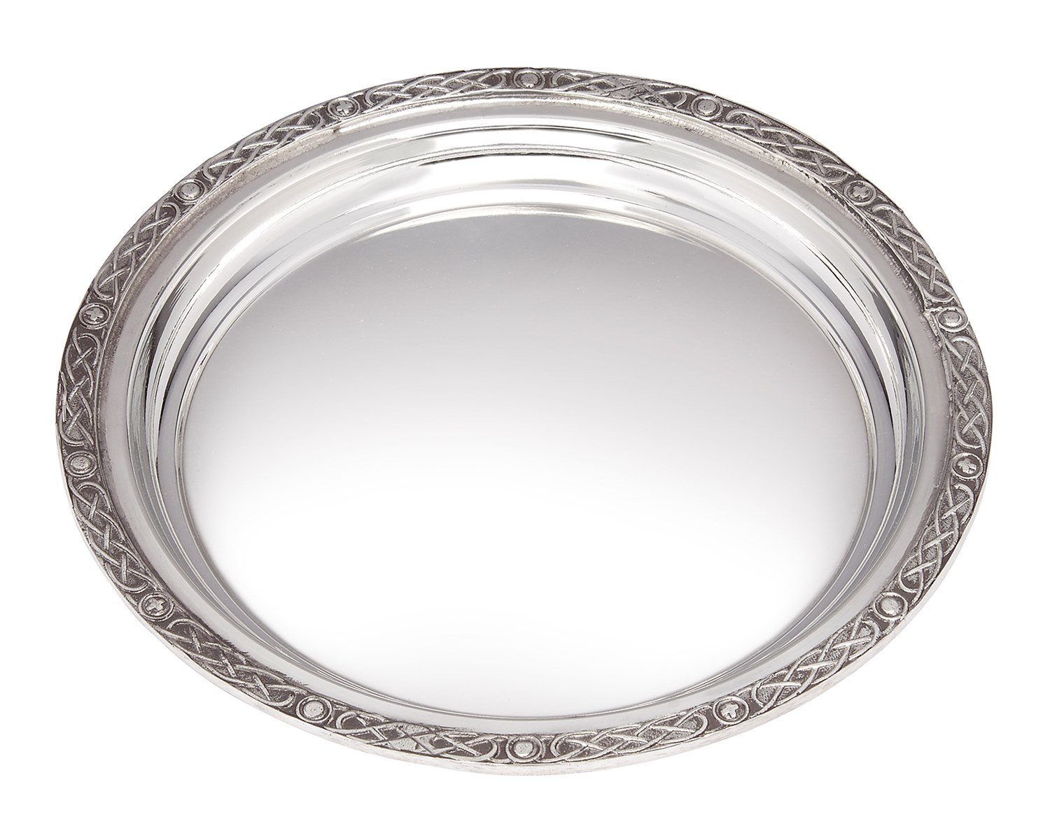 TheQuaichCompany Celtic Small Pewter Salver