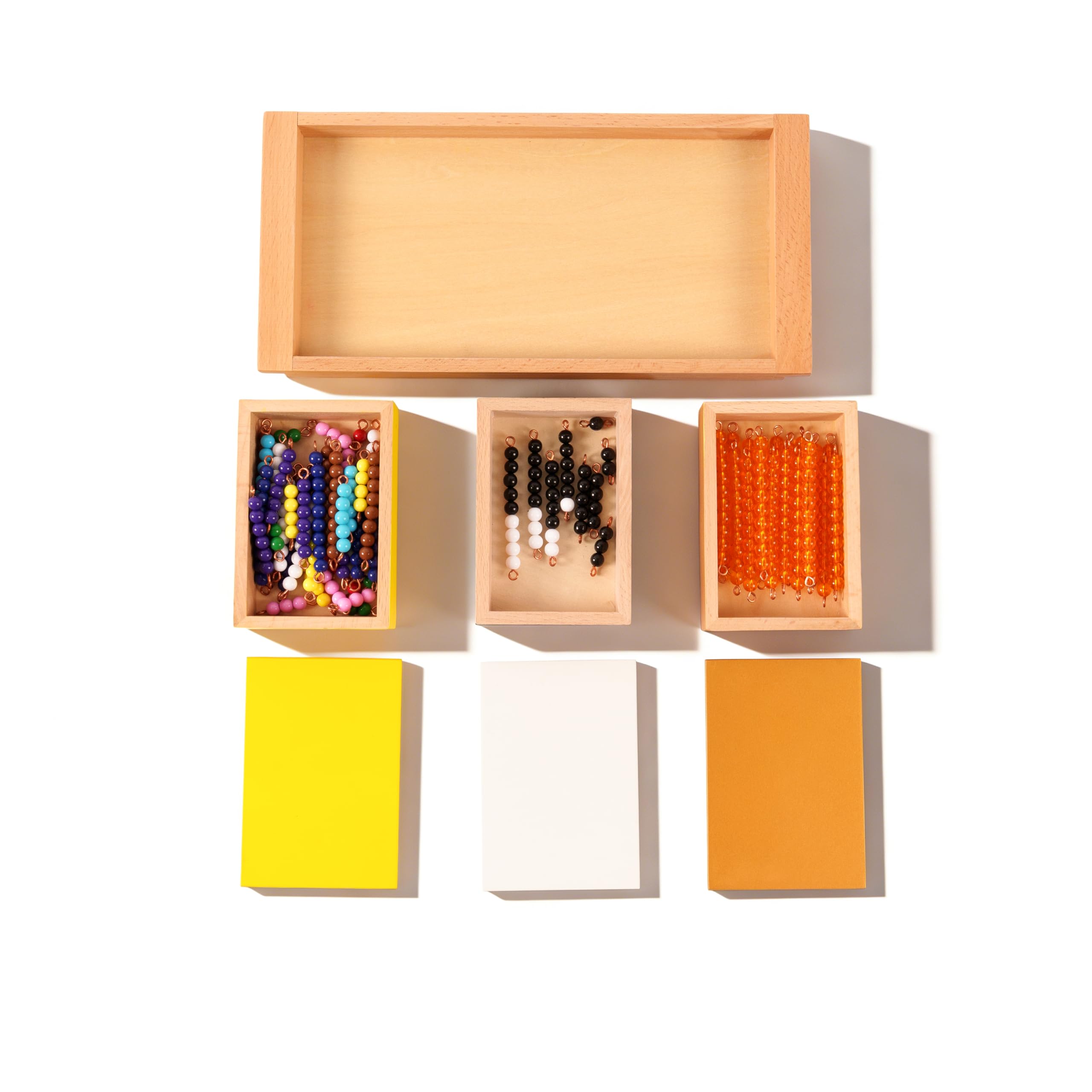 Montessori materiały matematyczne – drewniana zabawka edukacyjna do liczb i liczb, przedszkola i szkoły podstawowej, szkoły domowej i klasy od 3 lat (Montessori gra w węże)