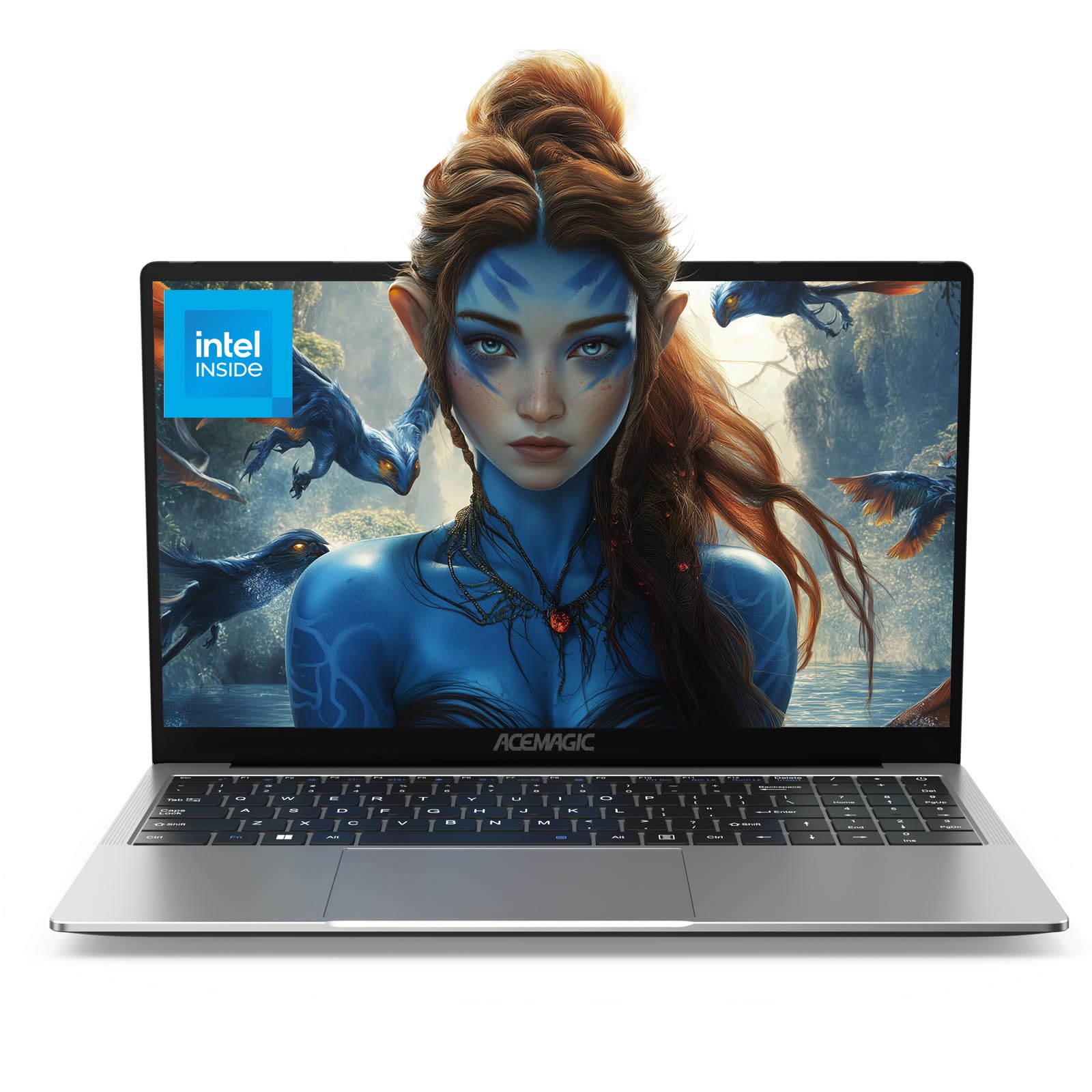 ACEMAGIC Ordenador Portátil de 15.6 Pulgadas N95, 16GB RAM 512GB SSD, Pantalla FHD 1080P, Portátil Delgado con Puerto HDMI, Múltiples Puertos USB 3.2 y Tipo-C, Ideal para Trabajo y Estudio (Gris)