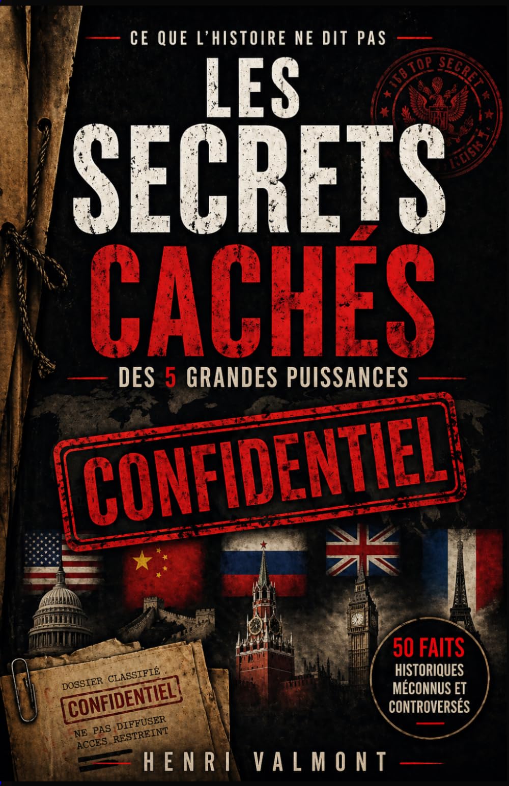 Les Secrets Cachés des 5 Grandes Puissances Mondiales: 50 vérités que l'histoire officielle préfère taire sur les USA, la Chine, la Russie, le Royaume-Uni et la France