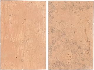 ERINGOGO 2pcs Saxophone Neck Cork Sheet Sax Cork Trumpet Cornet Cork Pads Mats Musical Instruments Joint Cork Sheet for Brass Instrument Parts Accessories